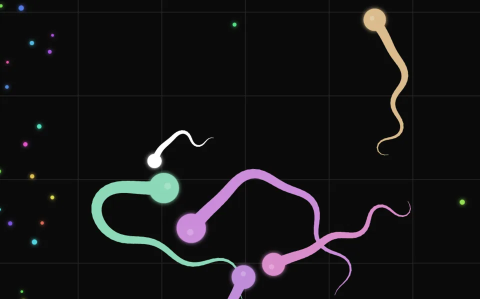 Snake.io-style game built with KwachaAI